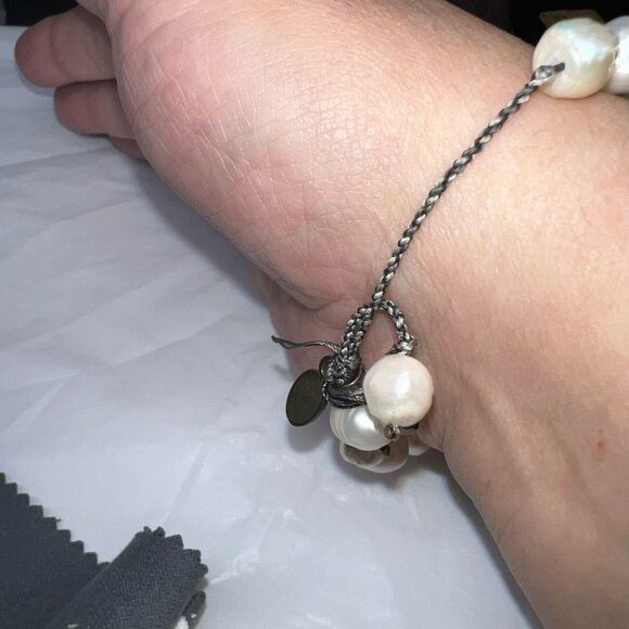 Zacasha Fresh Water Large‎ Pearl Bracelet - Picture 3 of 8